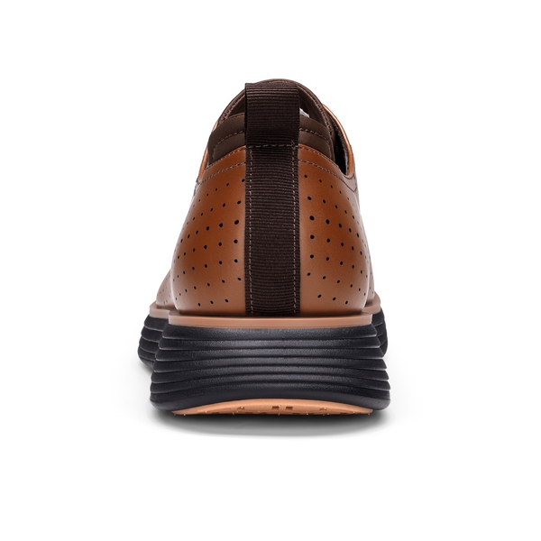 [MaxFlex SuiteCraft-] Men's Business Casual Oxford Sneakers - BROWN - 4